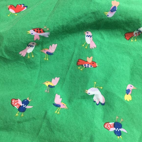 Hanna Andersson Green Birds top and shorts Size 90 3T - Picture 5 of 6